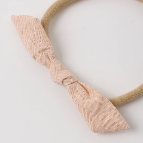 Blush Little Knot Headband - Quincy Mae