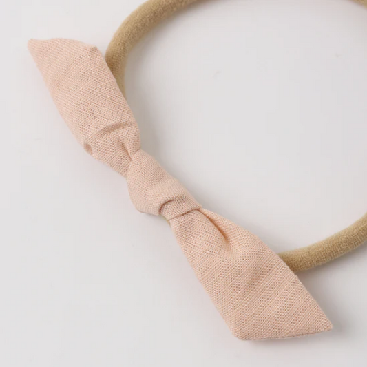 Blush Little Knot Headband - Quincy Mae