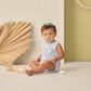 Periwinkle Daisy Cinch Playsuit - Rylee & Cru