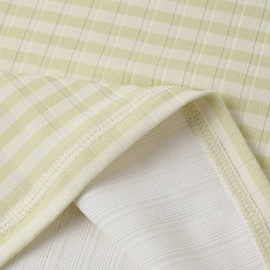 Citron Stripe Rashguard + Short Set - Rylee & Cru