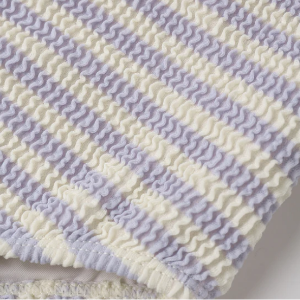 Perwinkle Stripe Moxie One Piece - Rylee & Cru
