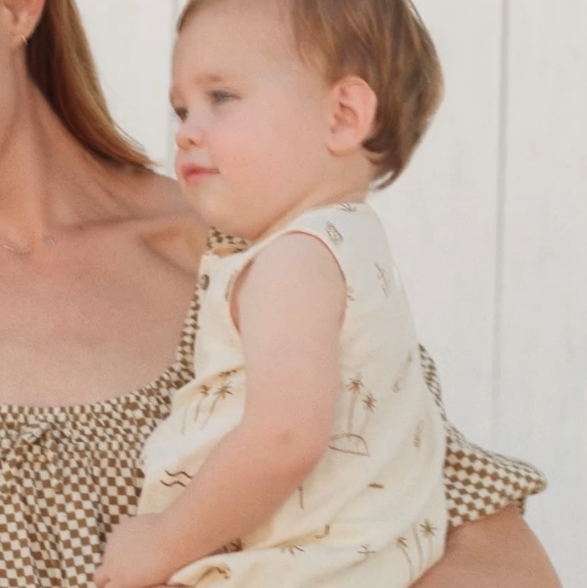 Coastal Beau Romper - Rylee & Cru