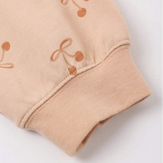 Cherry Bows Summer Terry Set - Rylee & Cru