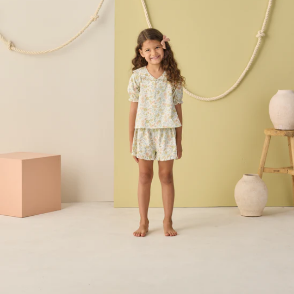 Citron Bloom Delilah Pajama Set - Rylee & Cru