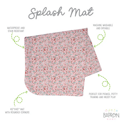 Blushing Blooms Splash Mat - Bapron