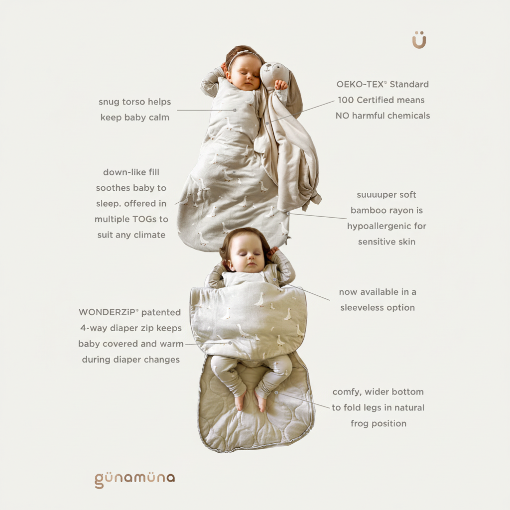 Friends Transitional Swaddle Bag - Gunamuna