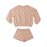 Cherry Bows Summer Terry Set - Rylee & Cru