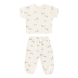 Racecar Jersey Tee + Pant Set - Quincy Mae