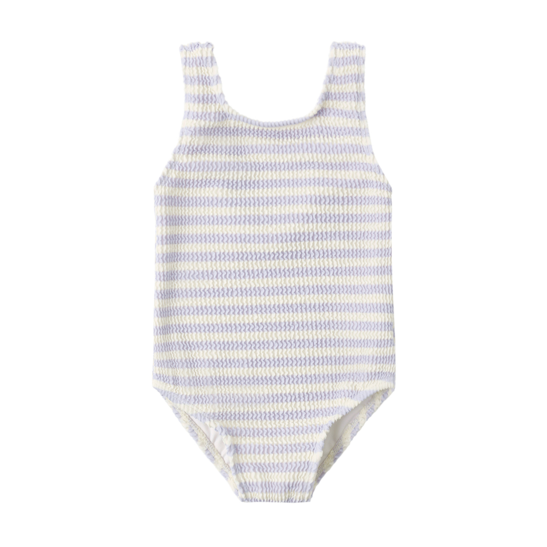 Perwinkle Stripe Moxie One Piece - Rylee & Cru