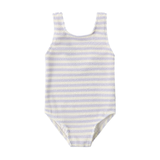 Perwinkle Stripe Moxie One Piece - Rylee & Cru