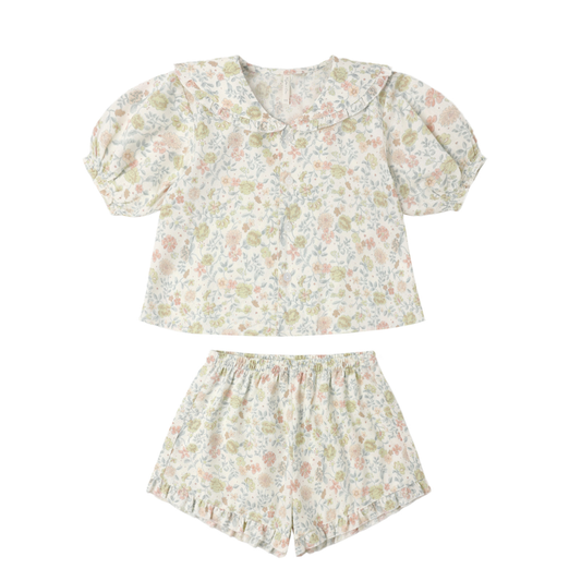 Citron Bloom Delilah Pajama Set - Rylee & Cru