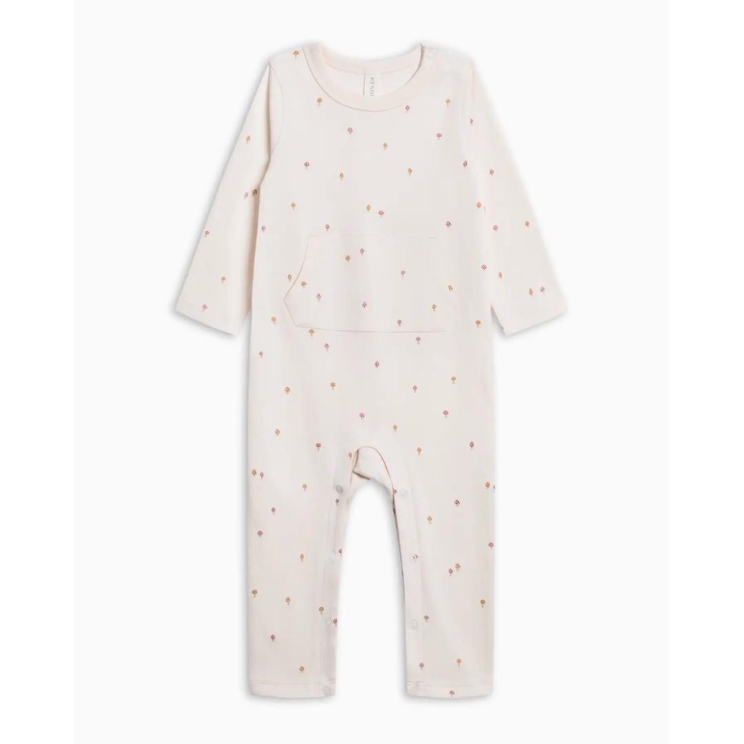Mushroom Una Pocket Romper - Colored Organics