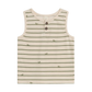 Bird Stripe Niko Henley Tank Top - Colored Organics