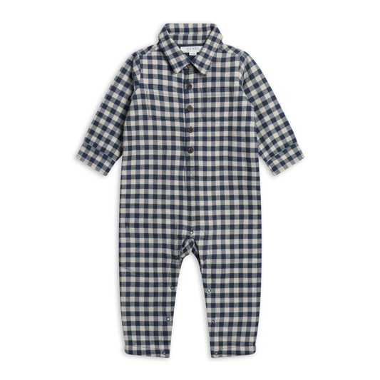 Swindon Plaid Mishka Flannel Romper - Kendi