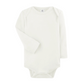 Ivory Long Sleeve Bodysuit - Colored Organics