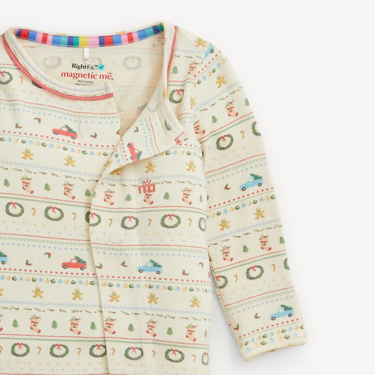 Traditional Christmas Footie - Magnetic Me