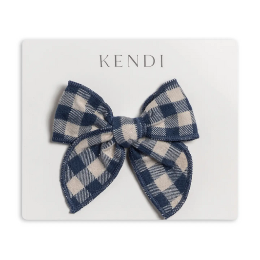Swindon Plaid Flannel Hair Clip - Kendi