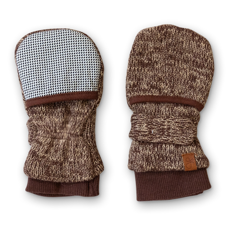 Bark Knit Stay On Mitts - Goumi