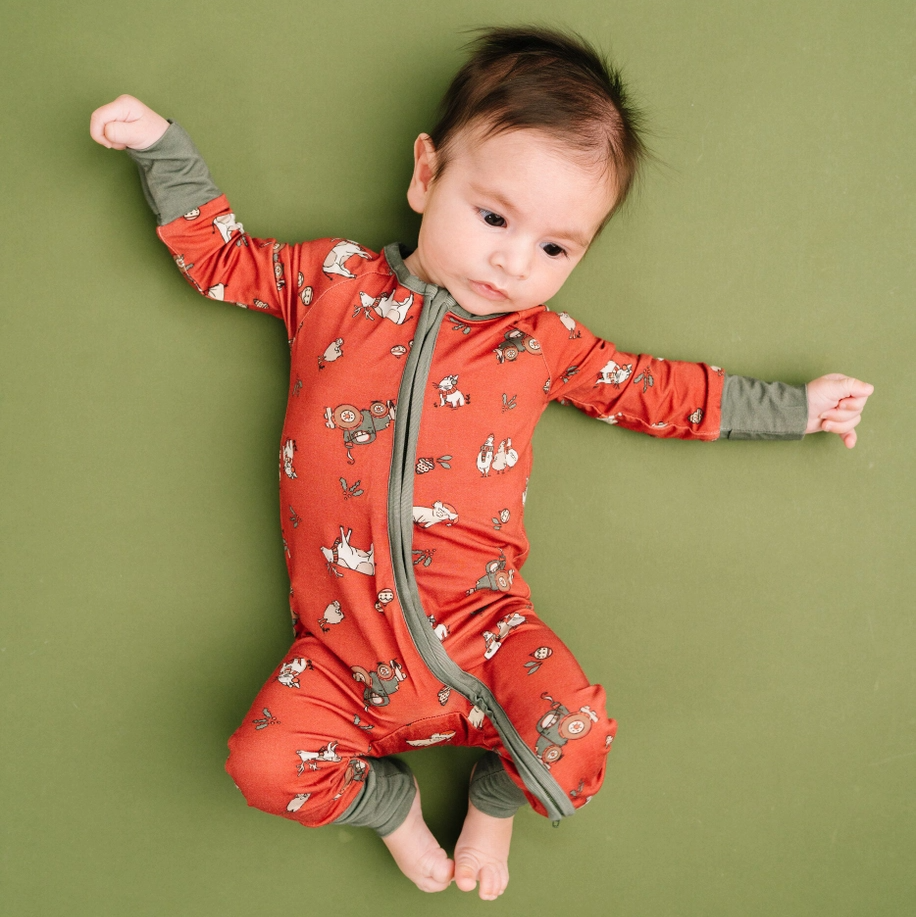 Christmas Farm Bamboo Sleeper - Little One Shop