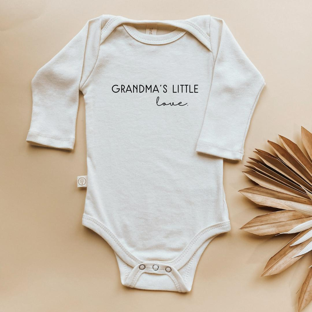 Grandma's Little Love Long Sleeve Bodysuit - Tenth & Pine