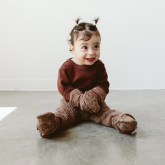 Bark Knit Stay On Mitts - Goumi