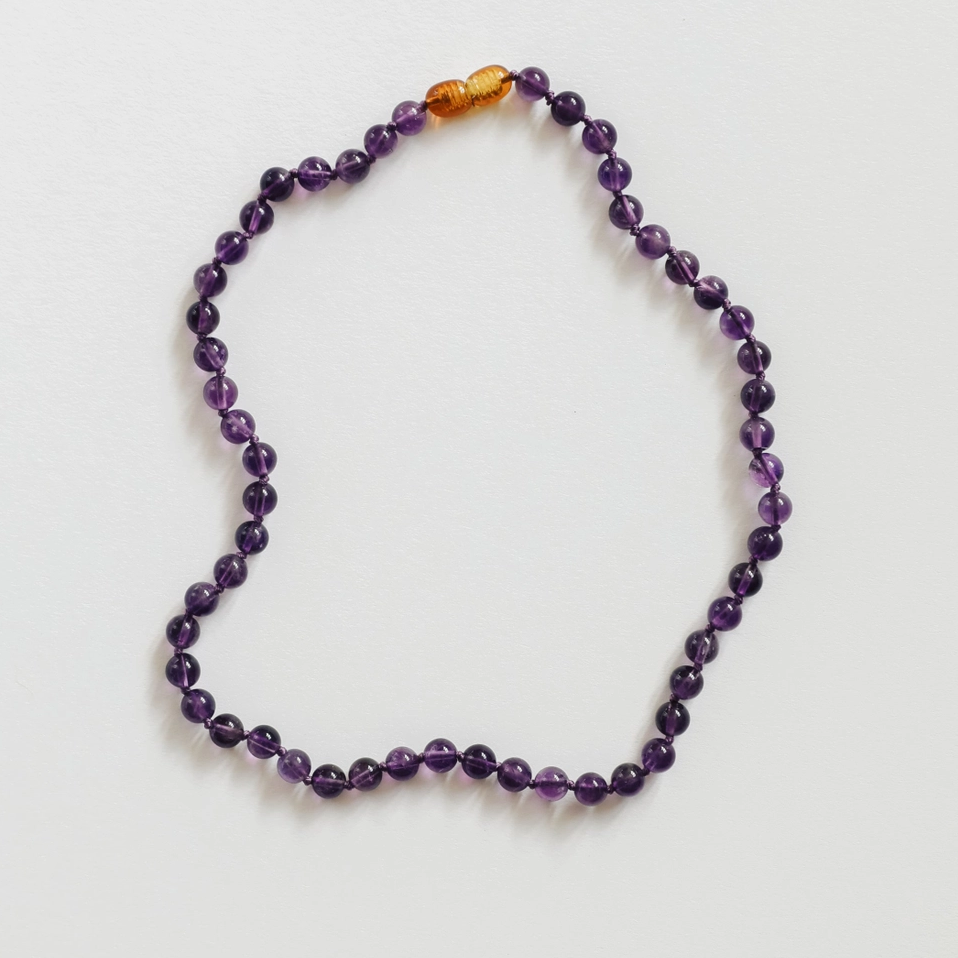 Pure Gemstone + Amethyst Necklace - CanyonLeaf