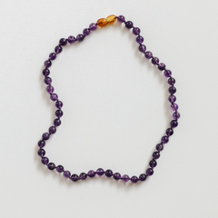 Pure Gemstone + Amethyst Necklace - CanyonLeaf