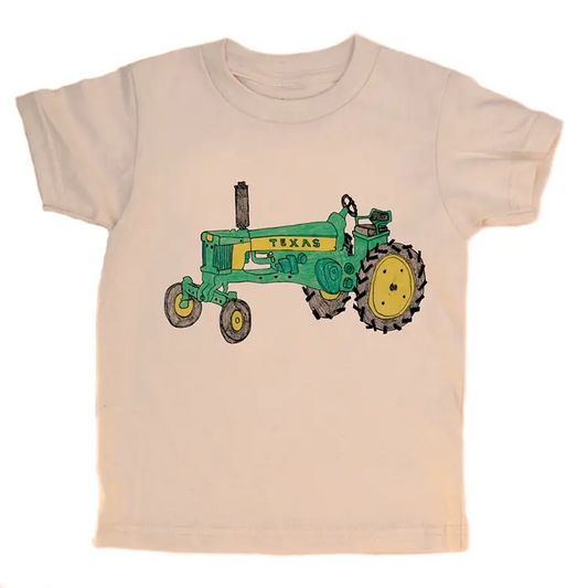Green Tractor Tee - Orangeheat