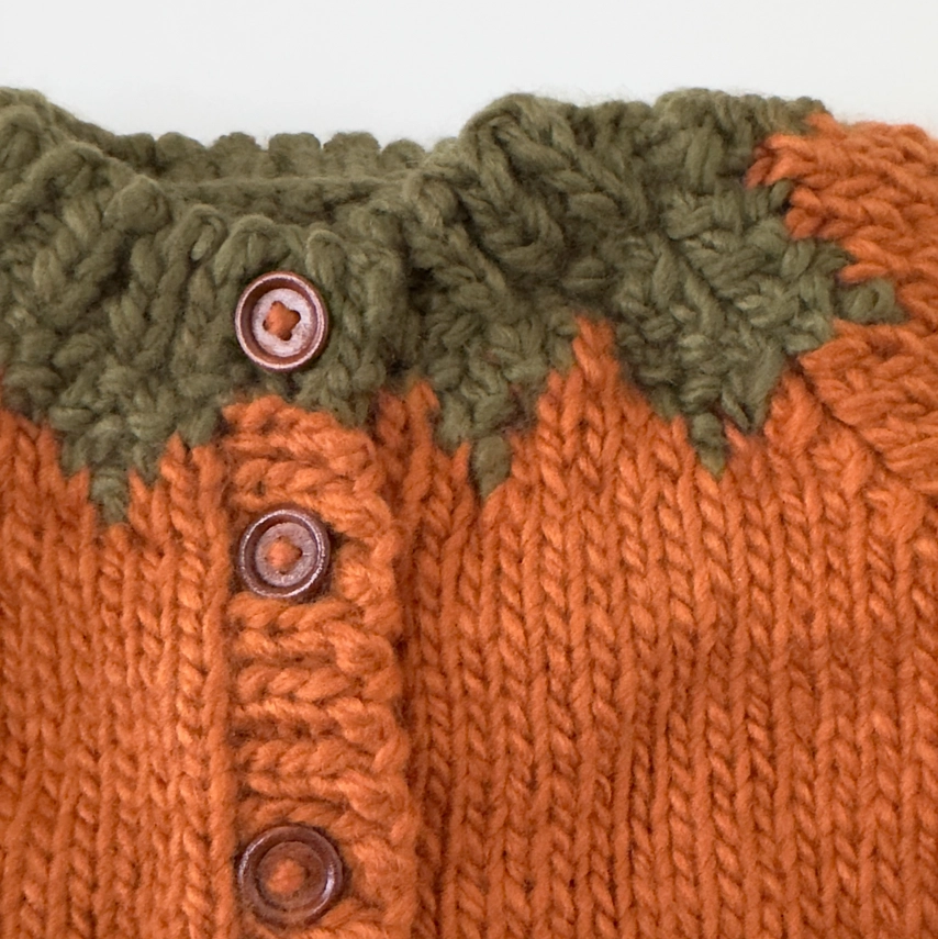 Pumpkin Cardigan - The Blueberry Hill