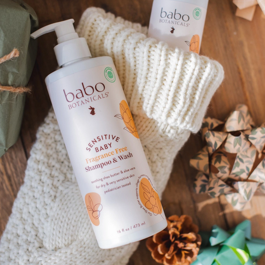 Sensitive Baby Shampoo & Wash  - Babo Botanicals