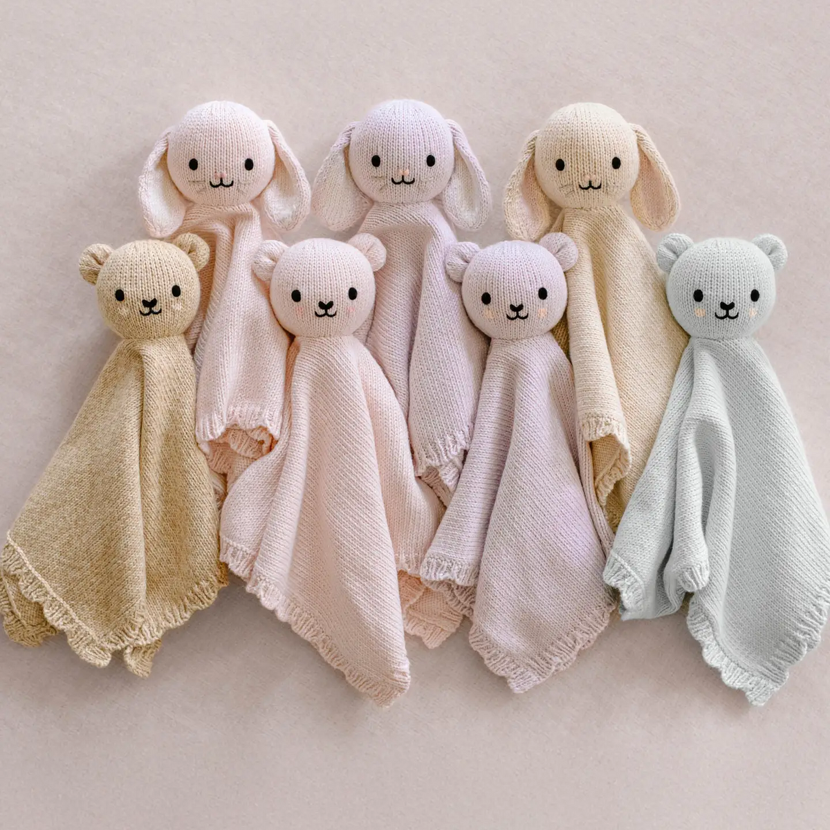 Lavender Bear Lovey - Cuddle + Kind