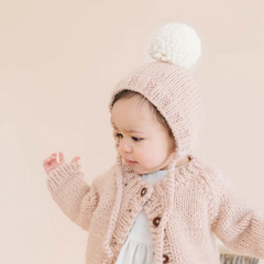 Blush Ari Baby Bonnet - The Blueberry Hill