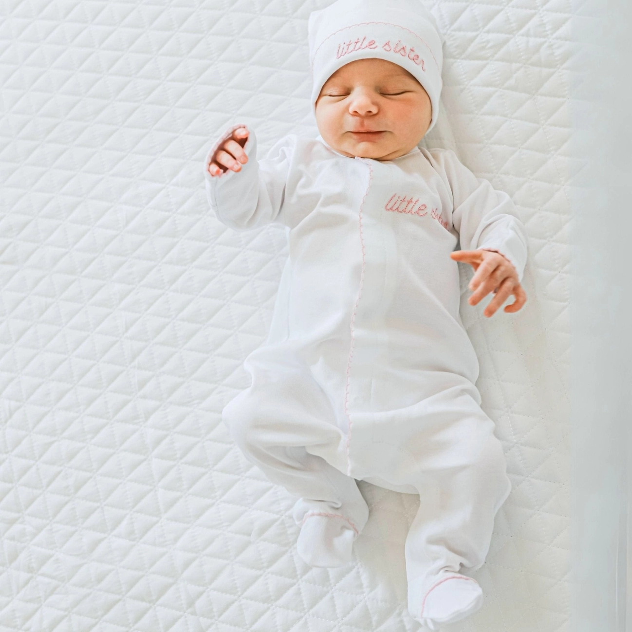 Little Sister Zip Footie - Magnolia Baby