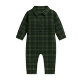 Bohdi Flannel Collared Romper  - Kendi