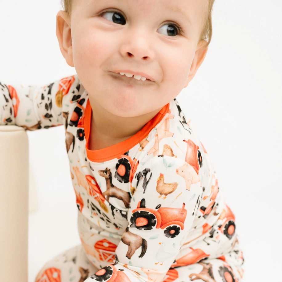 Little Red Barnyard Bamboo Set - Little One Shop