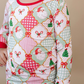 Santa Patchwork Two Piece - Lucky Panda Kids