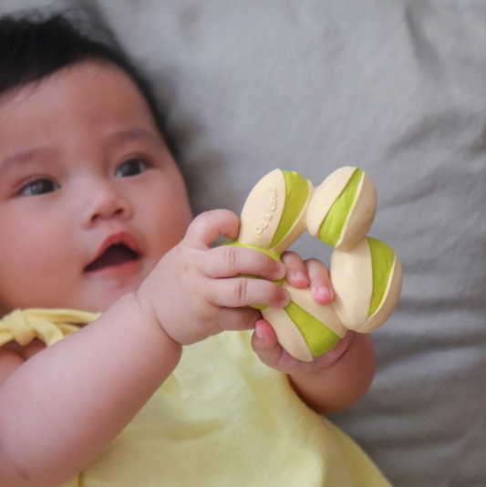 Patricia the Pistachio Teether - Oli & Carol