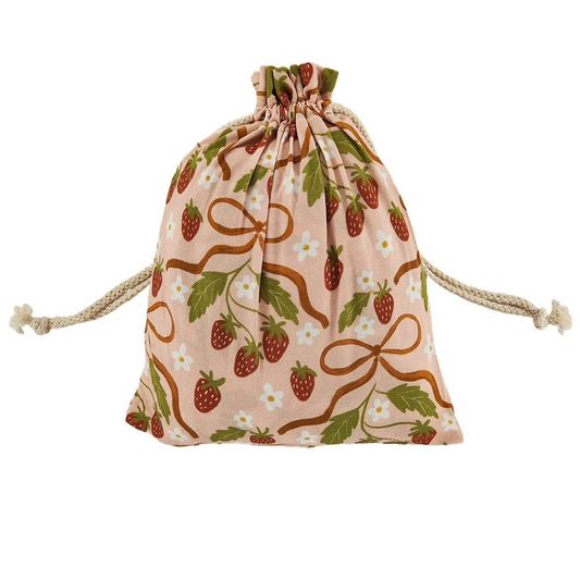 Sweet Strawberry Bamboo Crib Sheet - Little One Shop