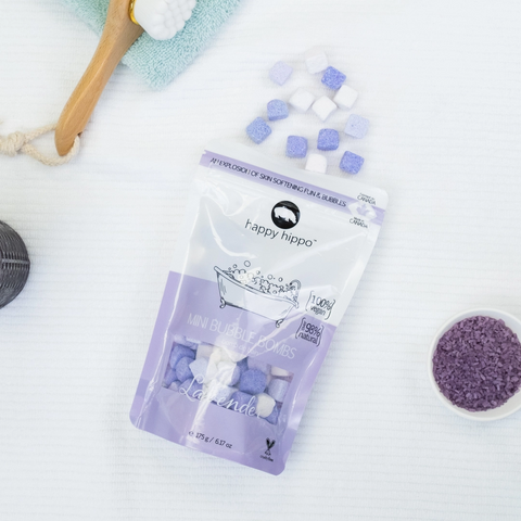 Lavender Mini Bath Bombs - Happy Hippo Bath Co.