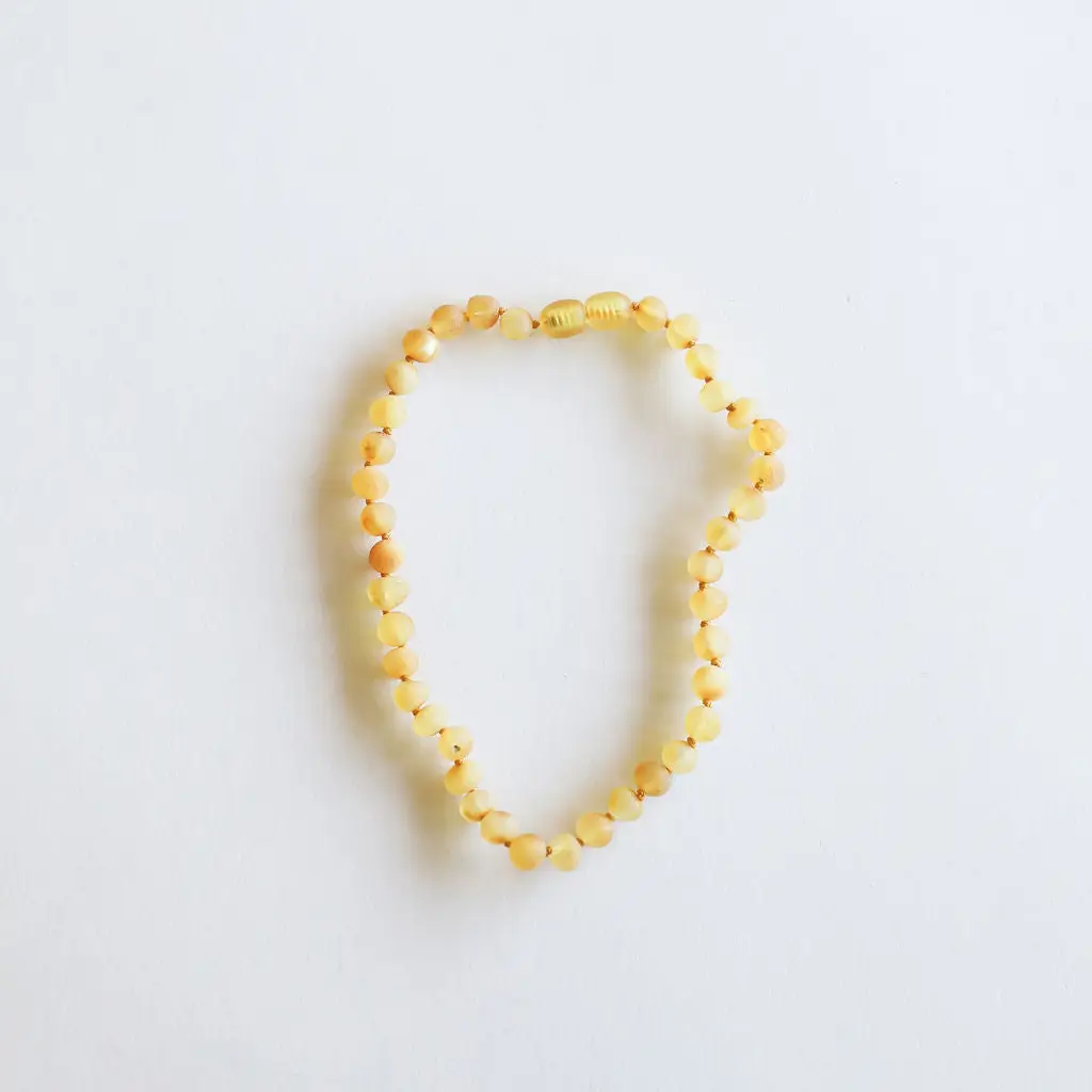 Raw Honey Baltic Amber Necklace - CanyonLeaf