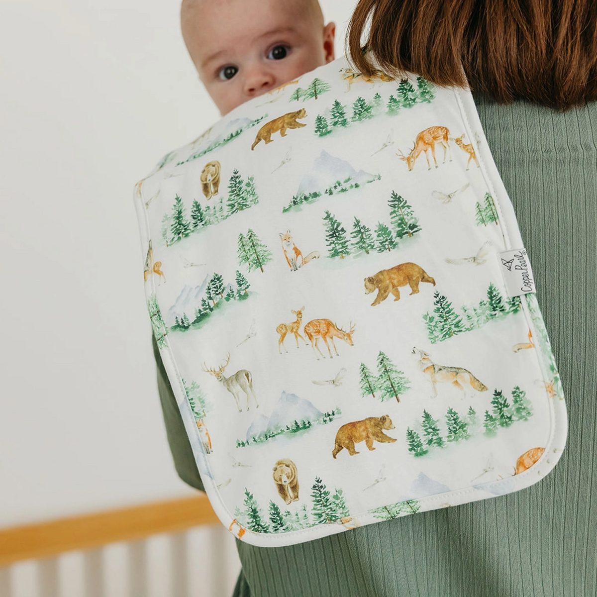 Greyson Burp Cloths - Copper Pearl