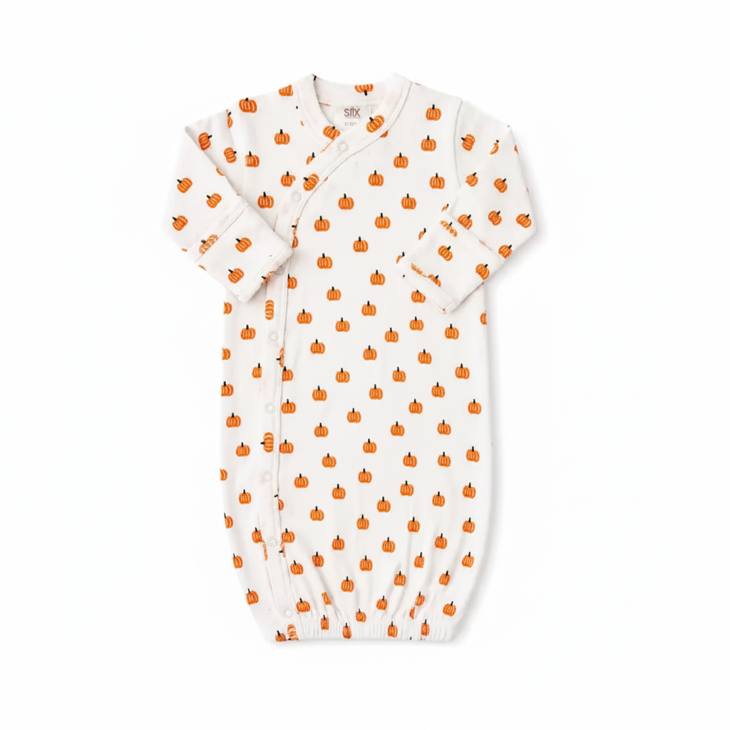 Pumpkin Pointelle Gown - SIIX Collection