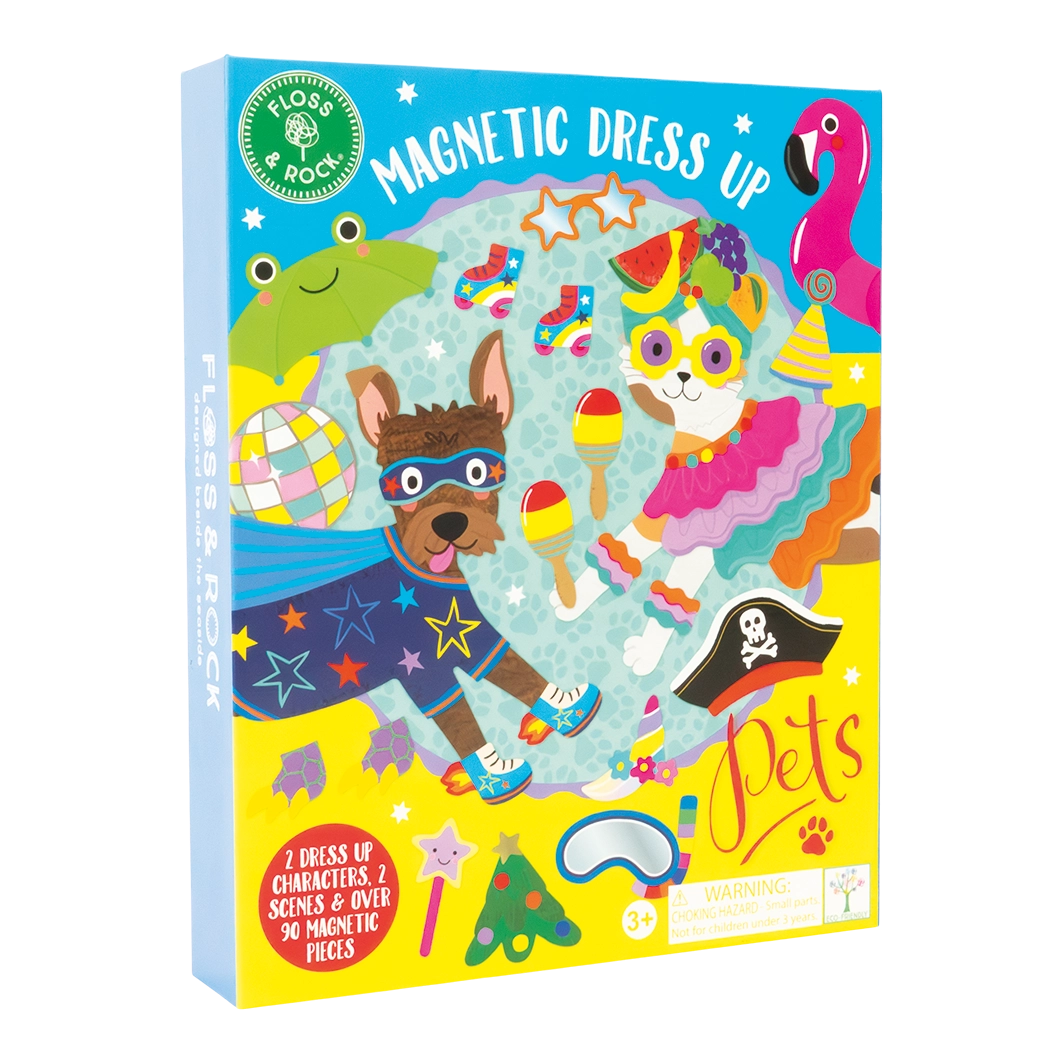 Pets Wooden Magnetic Dress Up - Floss and Rock