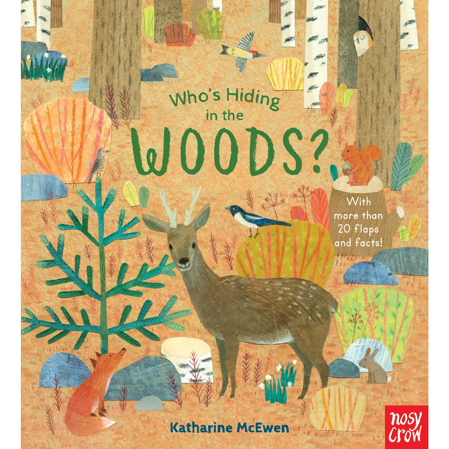 Who's Hiding In The Woods? Book - Katharine McEwen