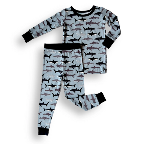 Sharks Two Piece Set - Millie + Roo