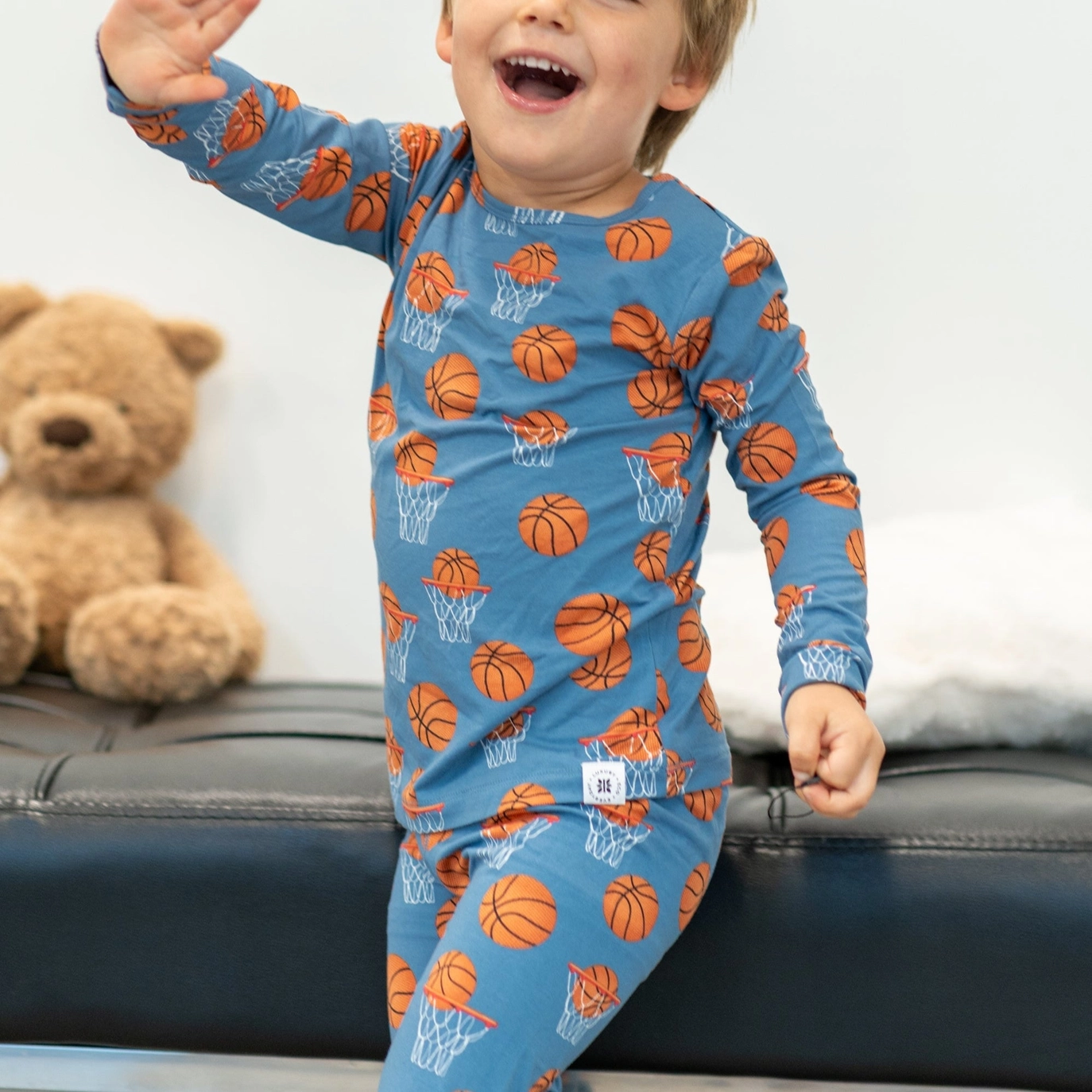 Basketball Hoops Two Piece Set - Sweet Bamboo