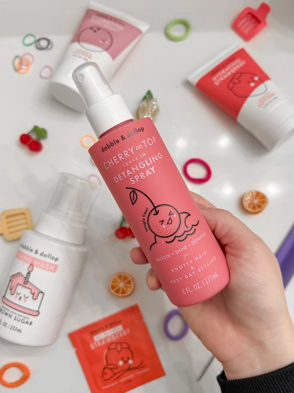 Cherry On Top Detangling Spray - Dabble & Dollop