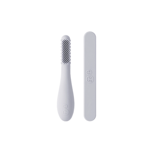 Pewter Toothbrush & Tongue Depressor - ezpz