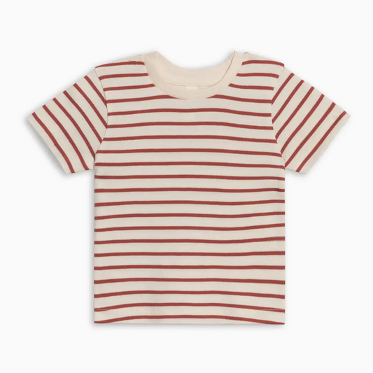Ron Stripe Short Sleeve Crew - Colored Organics