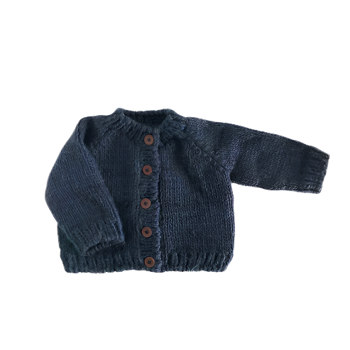 Navy Classic Cardigan - The Blueberry Hill